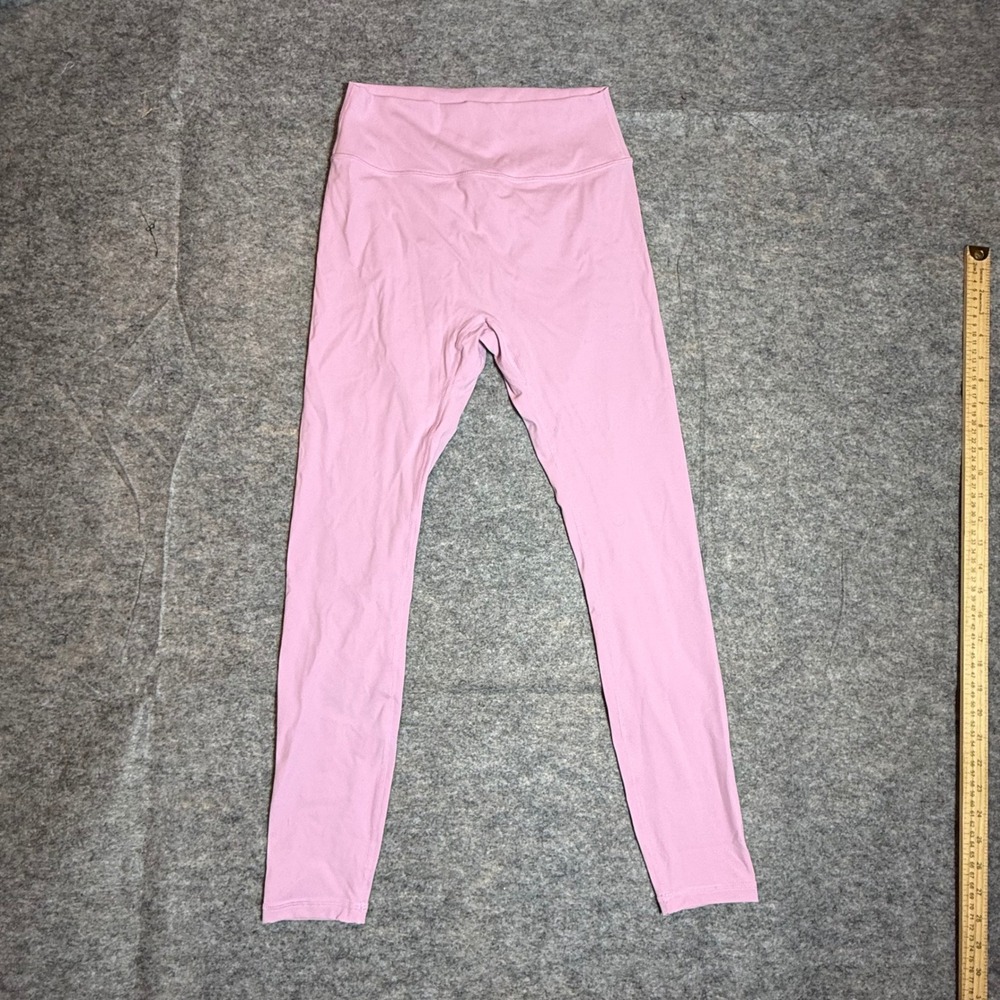 Honey Women Pink High Waisted Scrunch Butt Yoga‎ Leggings Size Large Athleisure